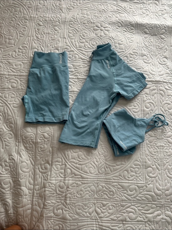 DFYNE Other - DYNAMO Women’s Light Blue Performance Bike Shorts 3 pieces